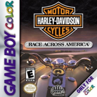 Harley Davidson Race Across America GameBoy Color US box art